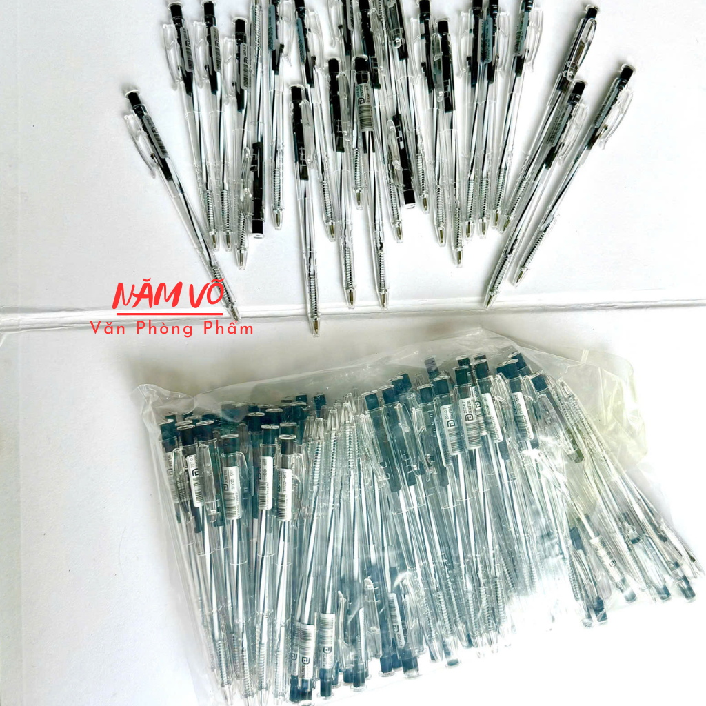 . Bút Bi Aihao Đầu Bấm 207 BỊCH (100 Cây/ Bịch; 32 Bịch/Thùng)