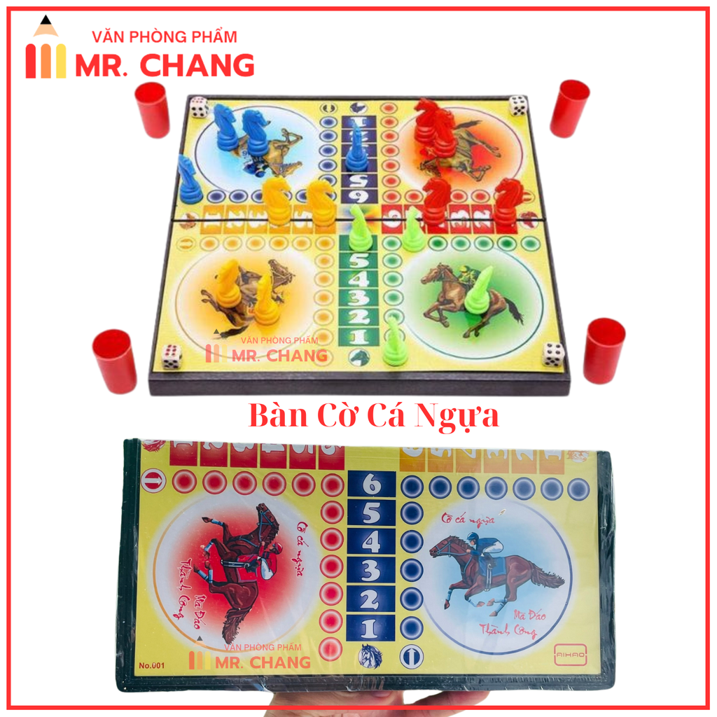 . Bàn Cờ Cá Ngựa KHÔNG NAM CHÂM Aihao 28 x 28CM (60 Hộp/Thùng) No.001