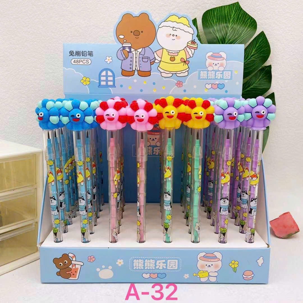 . Bút Chì Khúc Đầu Thú Hình Dễ Thương (48 Cây/ Lốc) ZC-911; ZC-189; A-10; ZC-600; ZC-189; A-16; ZC-212; ZC-600; ZC-117; ZC-132; ZC-153; ZC-195; ZC-179
