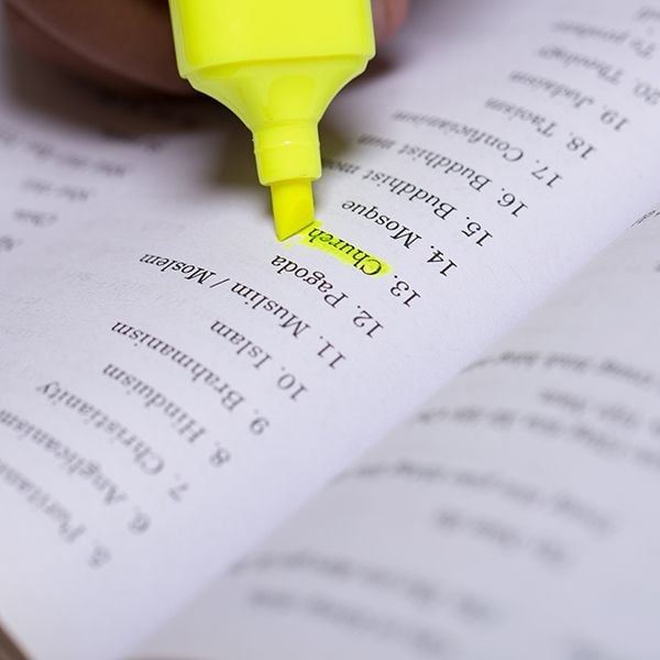 TL -  Bút Dạ Quang Lớn FO-HL02/VN (Vàng, Cam, Hồng, Xanh lá, Xanh biển) (10 Cây Cùng Màu/Hộp)