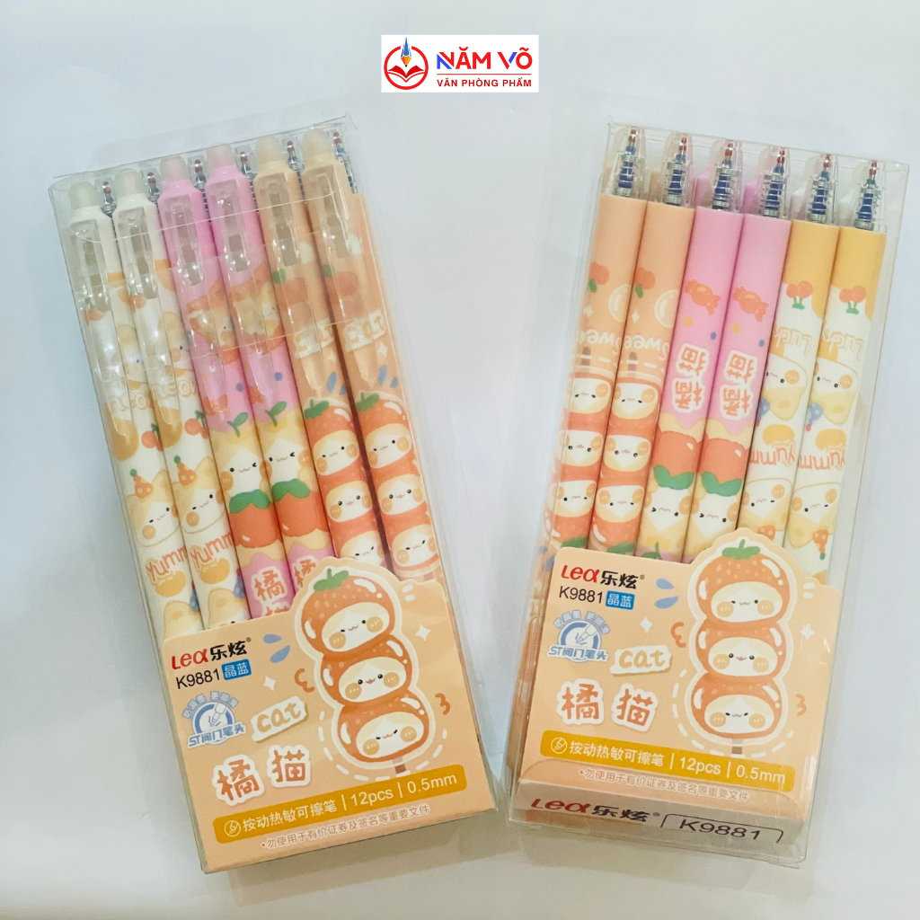 Bút Gel Bấm Xóa Được HỘP KIẾNG VS, King (12 Cây/Hộp; 12 Hộp/Lốc; 16 Lốc/Thùng)