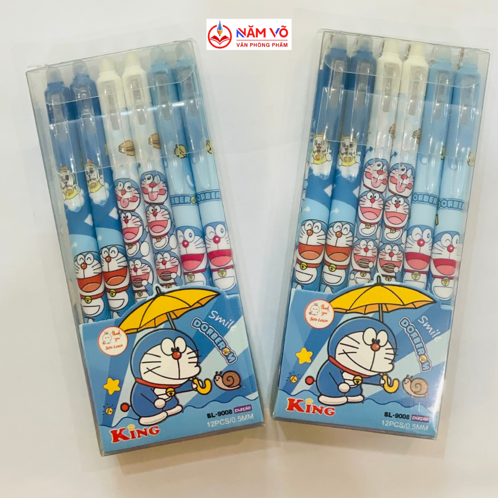 Bút Gel Bấm Xóa Được HỘP KIẾNG VS, King (12 Cây/Hộp; 12 Hộp/Lốc; 16 Lốc/Thùng)