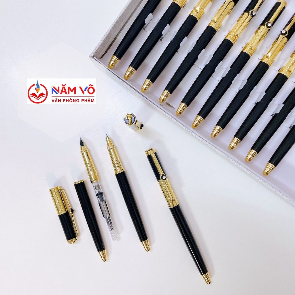 . Bút Máy Bơm Mực đính kim cương F1 (15 Cây/Hộp)