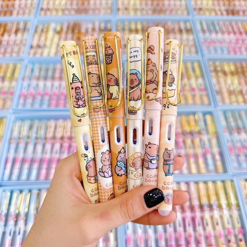 . Bút Máy NẮP ĐẬY Ống Mực Xóa Được (12 Cây/Hộp) 7002;7012;7003;7005;7006;4073;437;4659;4022;T98