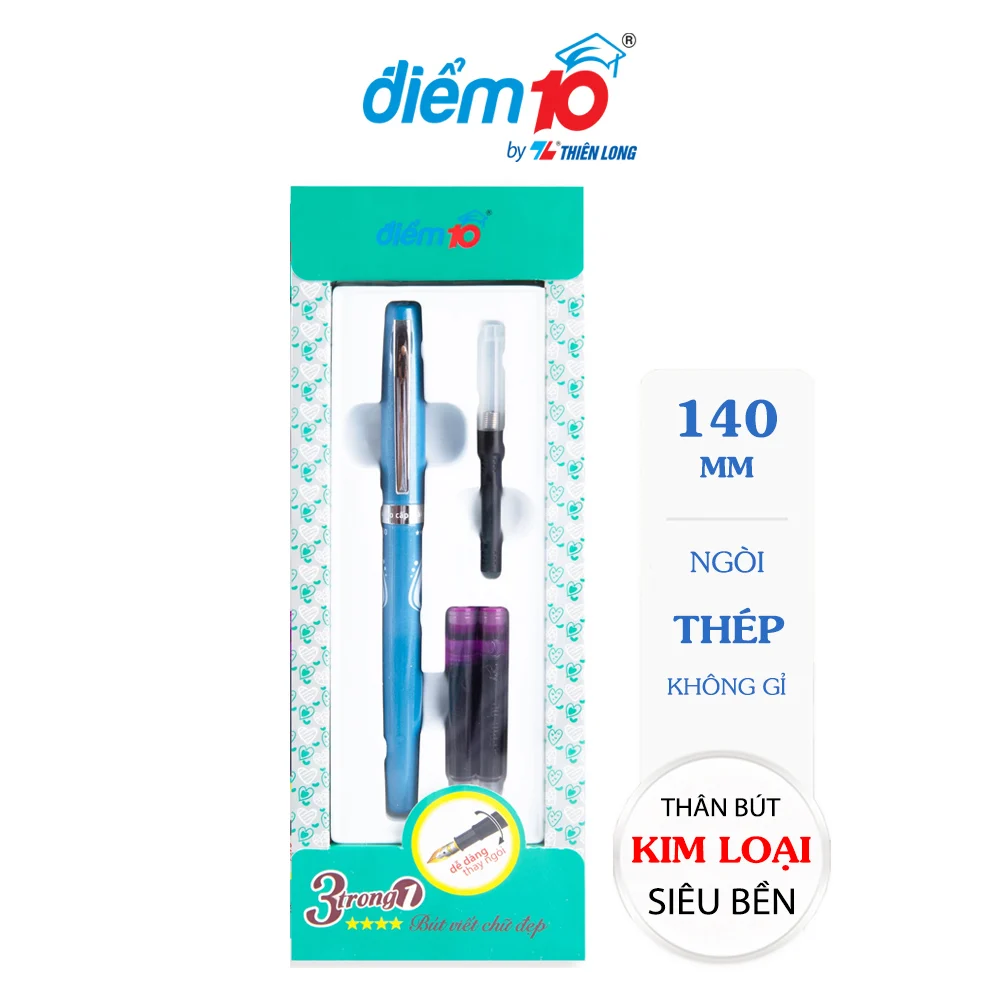 TL - Bút máy TP-FTC030 (Ống mực và bơm mực) (Kèm 2 ống mực và 1 bơm mực)