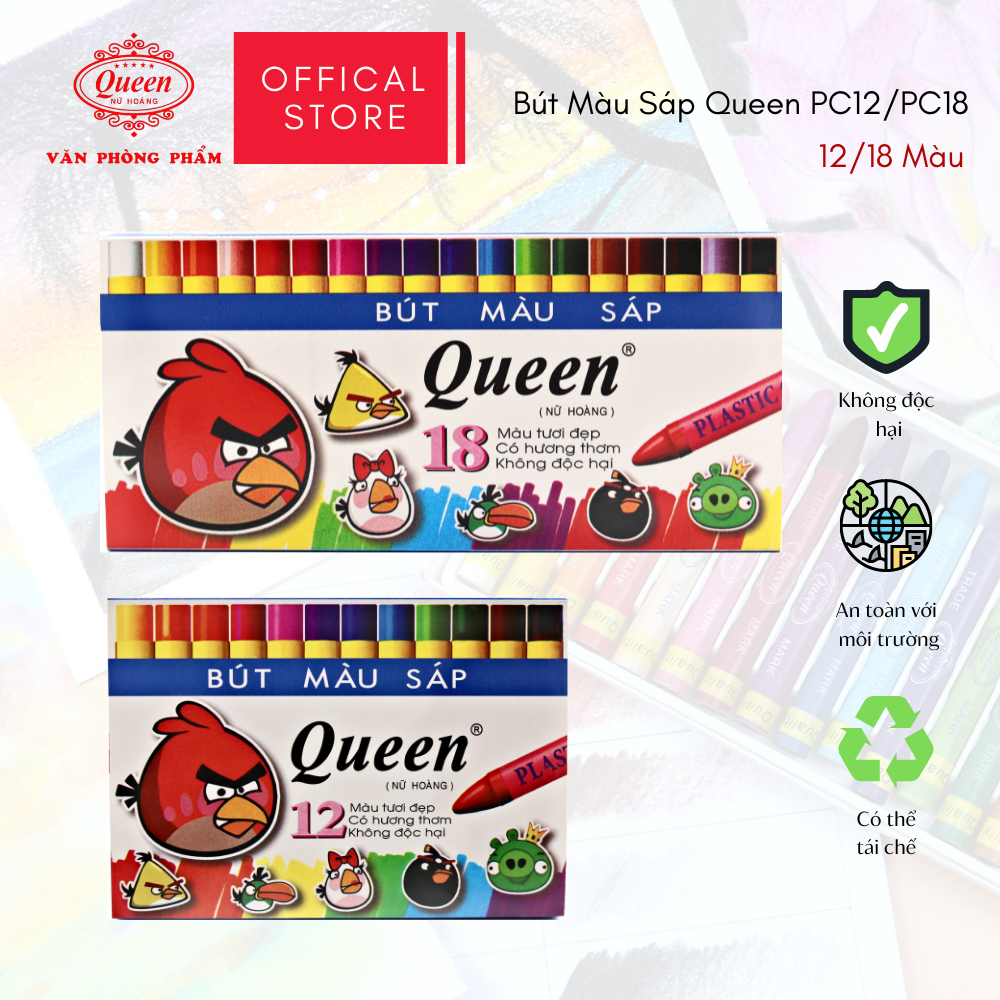 Queen - Bút Sáp Màu Queen