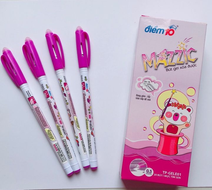 TL - Bút TP-GELE01 Xóa Được (Xanh, Tím) (20 Cây/Hộp; 48 Hộp/ Thùng)