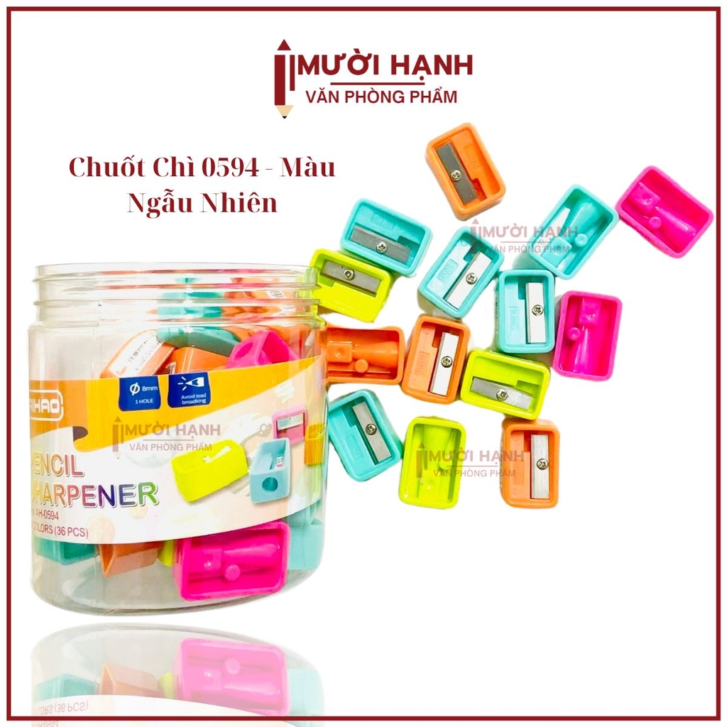 . Chuốt Chì 1 Lỗ Aihao AH-0594 (36 Cái/ Lon; 96 Lon/ Thùng)