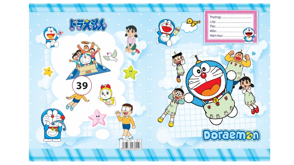 Bìa Bao Tập Kiếng Con Nai Màu và Hình (10 Tờ Cùng Loại/Xấp)