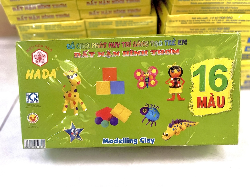 Hada Đất Nặn Hình Thơm Hoa Đào