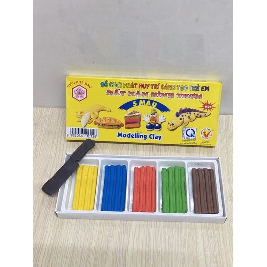 Hada Đất Nặn Hình Thơm Hoa Đào