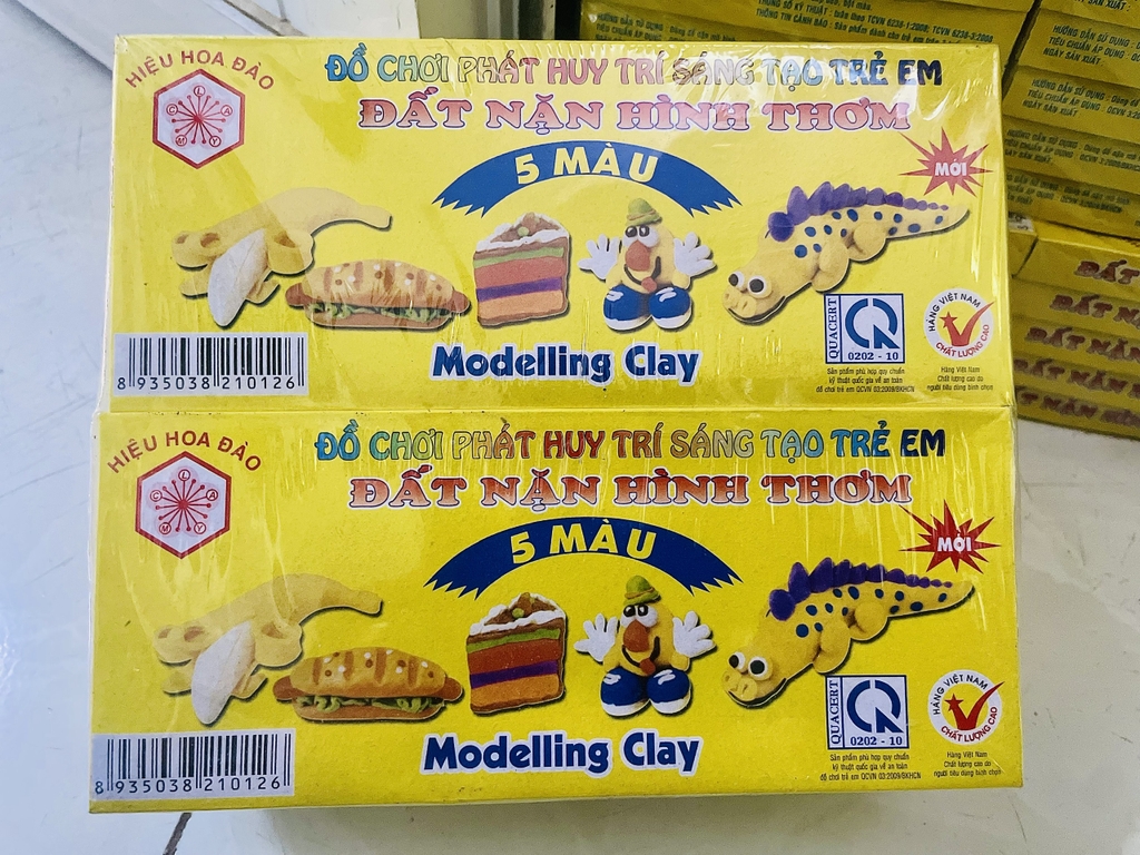 Hada Đất Nặn Hình Thơm Hoa Đào