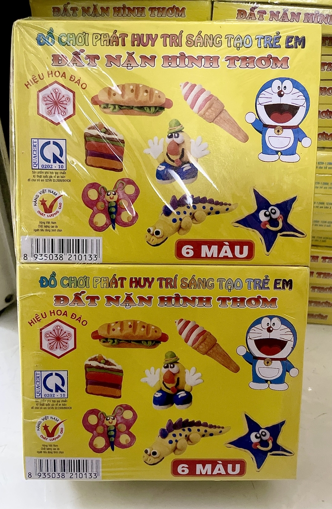 Hada Đất Nặn Hình Thơm Hoa Đào