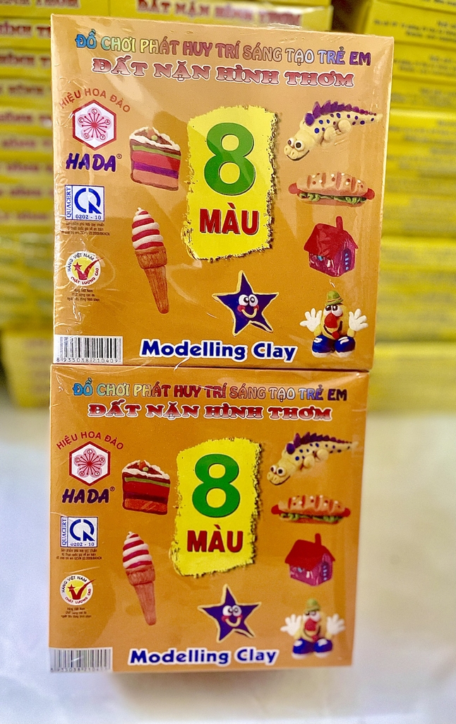 Hada Đất Nặn Hình Thơm Hoa Đào