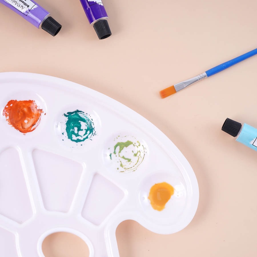 Bộ Khay + 6 Cây Cọ Trắng 3269 (240 Bộ/Thùng)