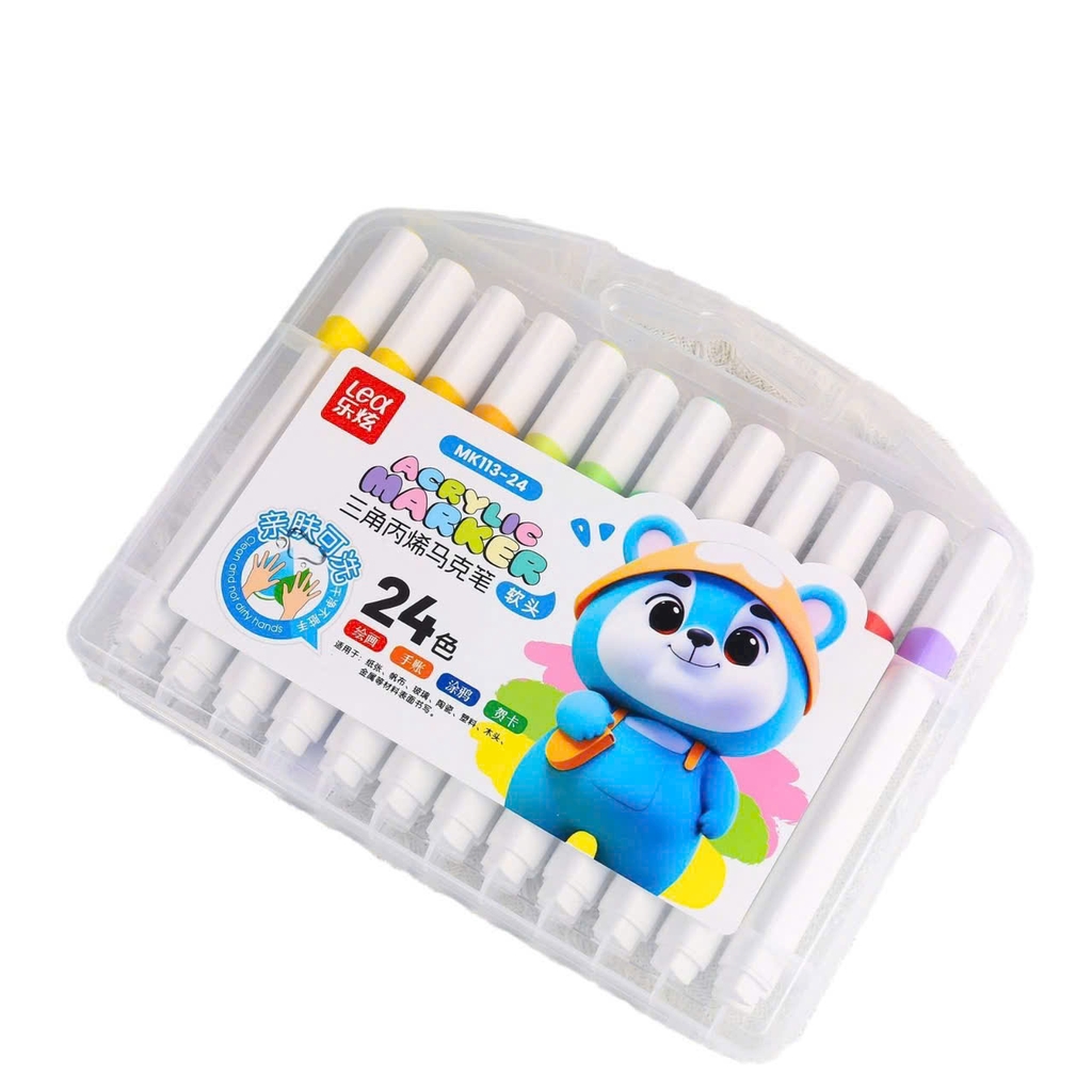 . Màu Acrylic Lex MK 113 (Thân Tam Giác, Ngòi Nhọn)