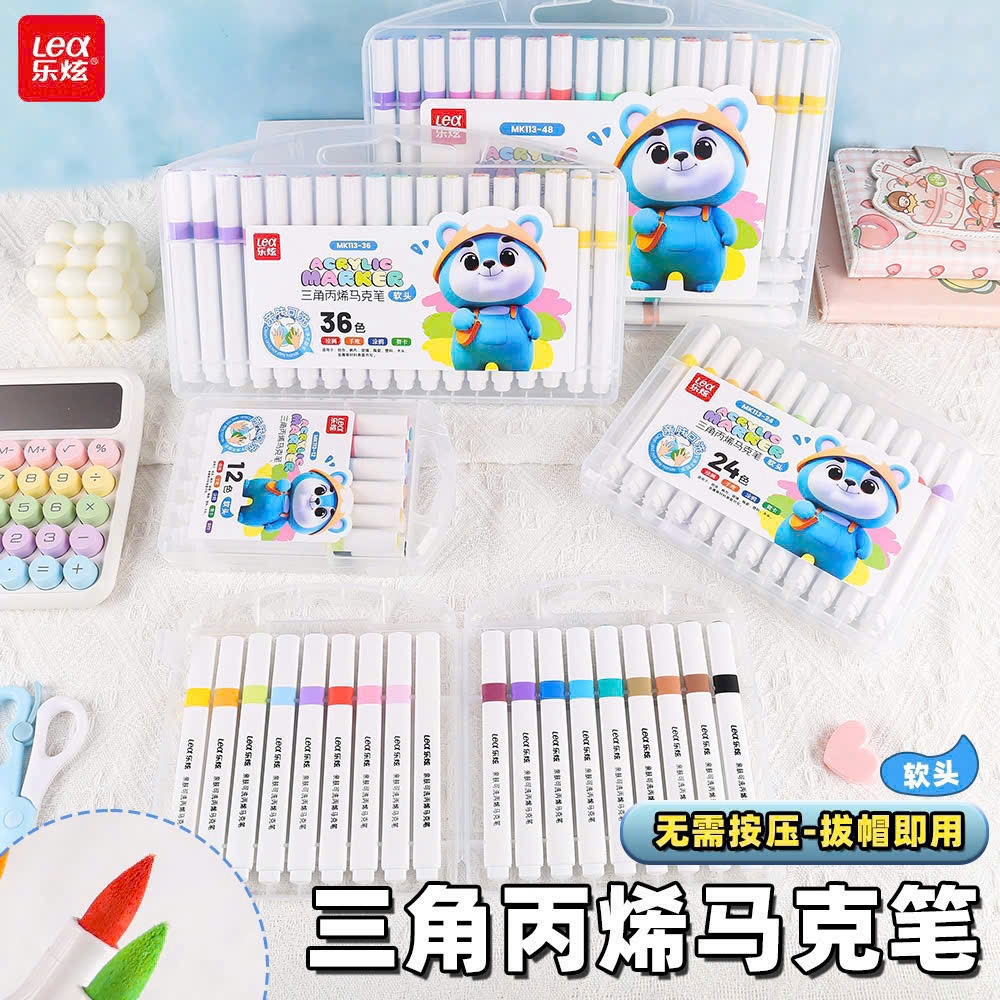 . Màu Acrylic Lex MK 113 (Thân Tam Giác, Ngòi Nhọn)