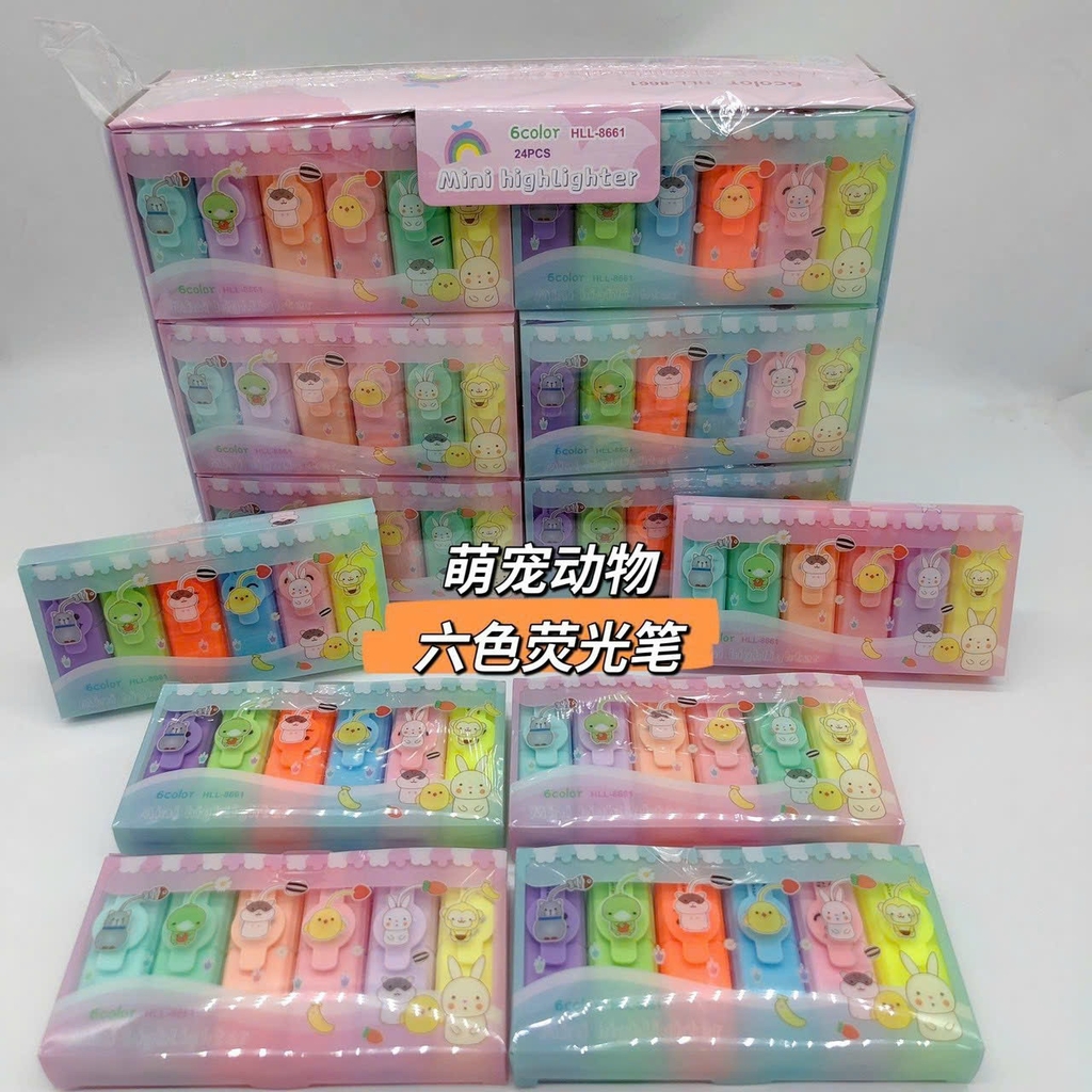 Dạ Quang Hình Vuông DL-8661 (6 Cây/ Bịch) (24 Bịch/ Hộp) (24 Hộp/ Thùng)