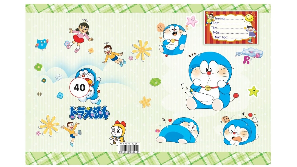 Bìa Bao Tập Kiếng Con Nai Màu và Hình (10 Tờ Cùng Loại/Xấp)