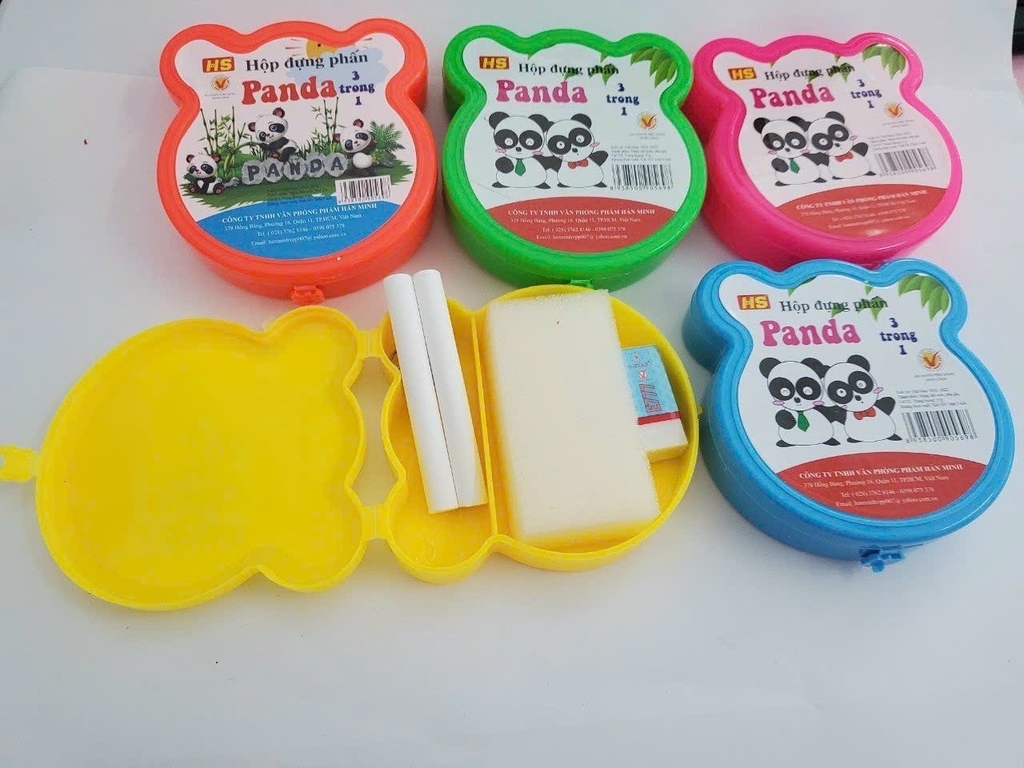 HS Hộp đựng phấn (Hình Bướm, Panda, Xe, Hello Kitty, Cá, Doremon) (10 hộp/ Lốc)