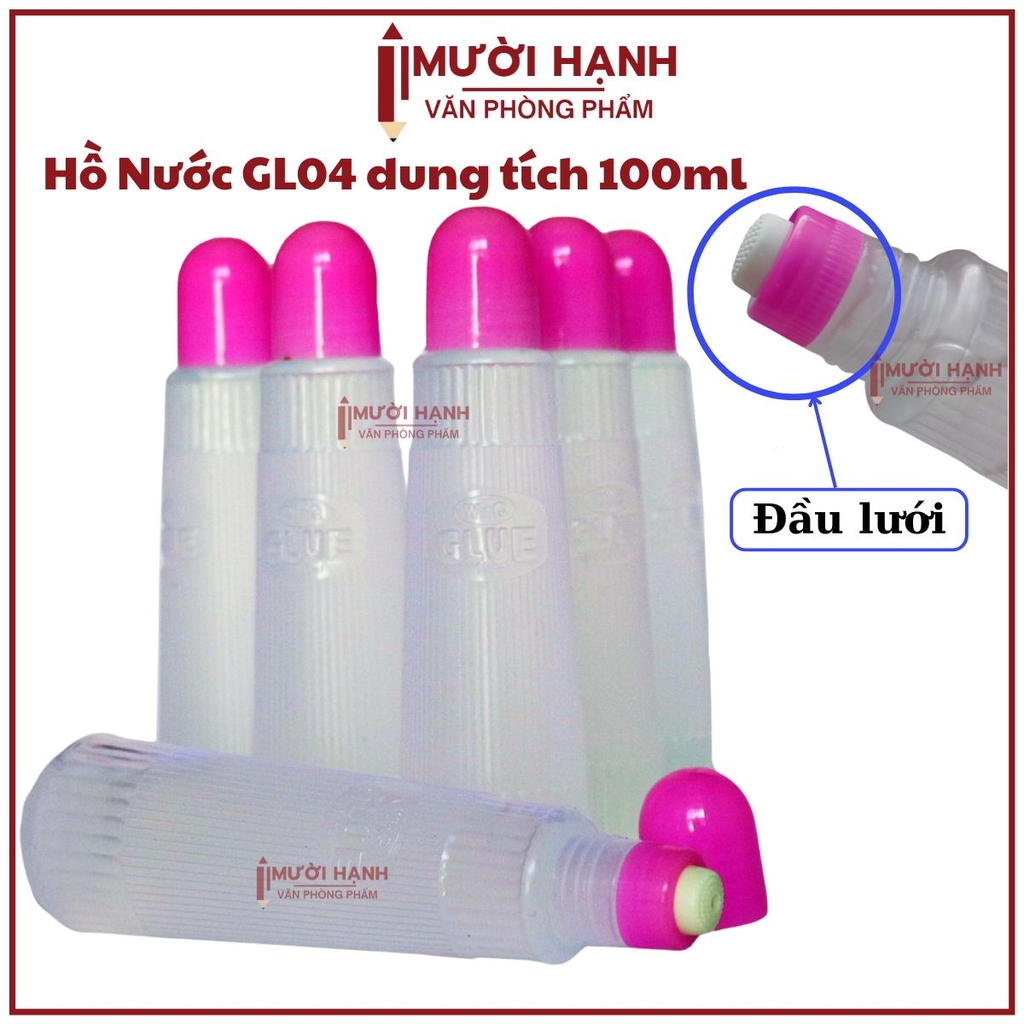 Win Q Keo Dán Giấy Chai Nước Loại Lớn 100ml GL04 (6 Chai/ Lốc; 36 Lốc/ Thùng)