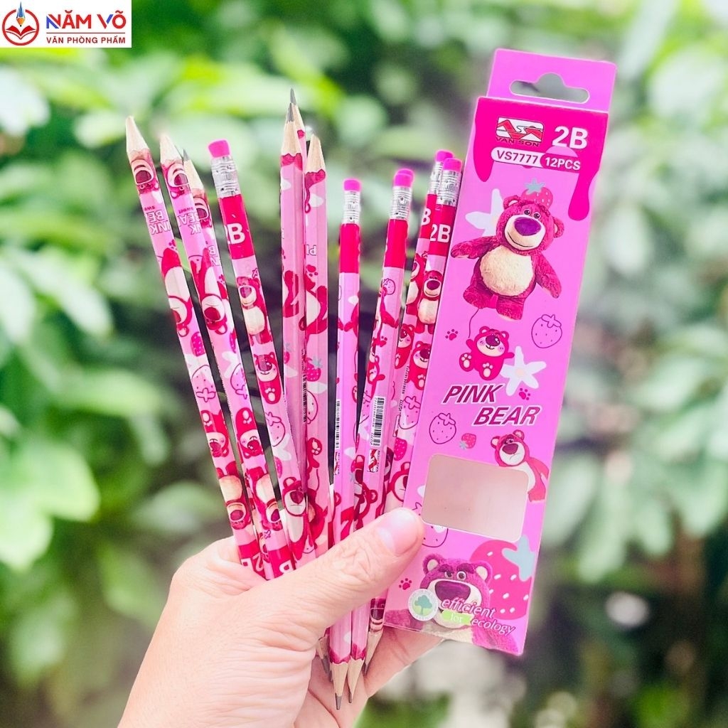 Bút chì đủ mẫu dễ thương VS 7777; 668 (12 Cây/Hộp; 12 Hộp/Lốc; 20 Lốc/ Thùng)