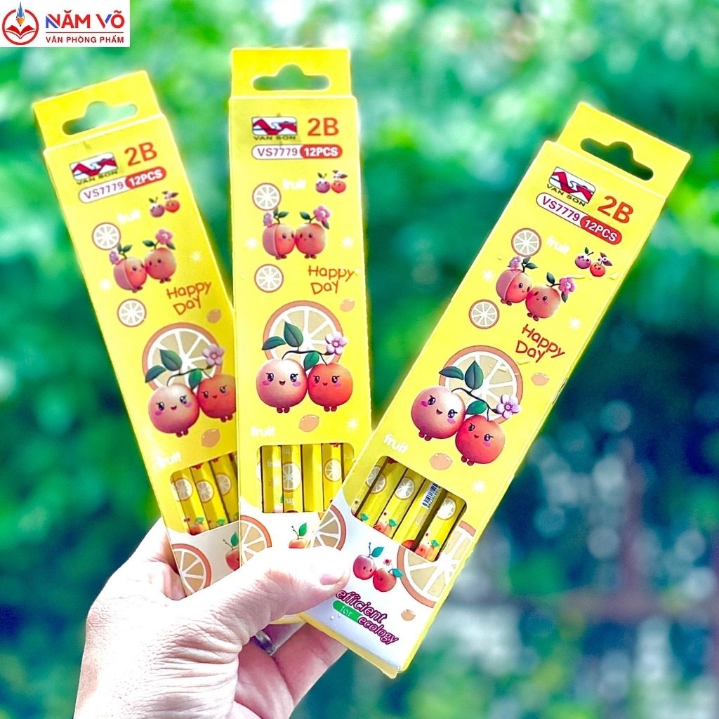 Bút chì đủ mẫu dễ thương Vân Sơn VS 7779 (12 Cây/Hộp; 12 Hộp/Lốc; 240 Hộp/Thùng)