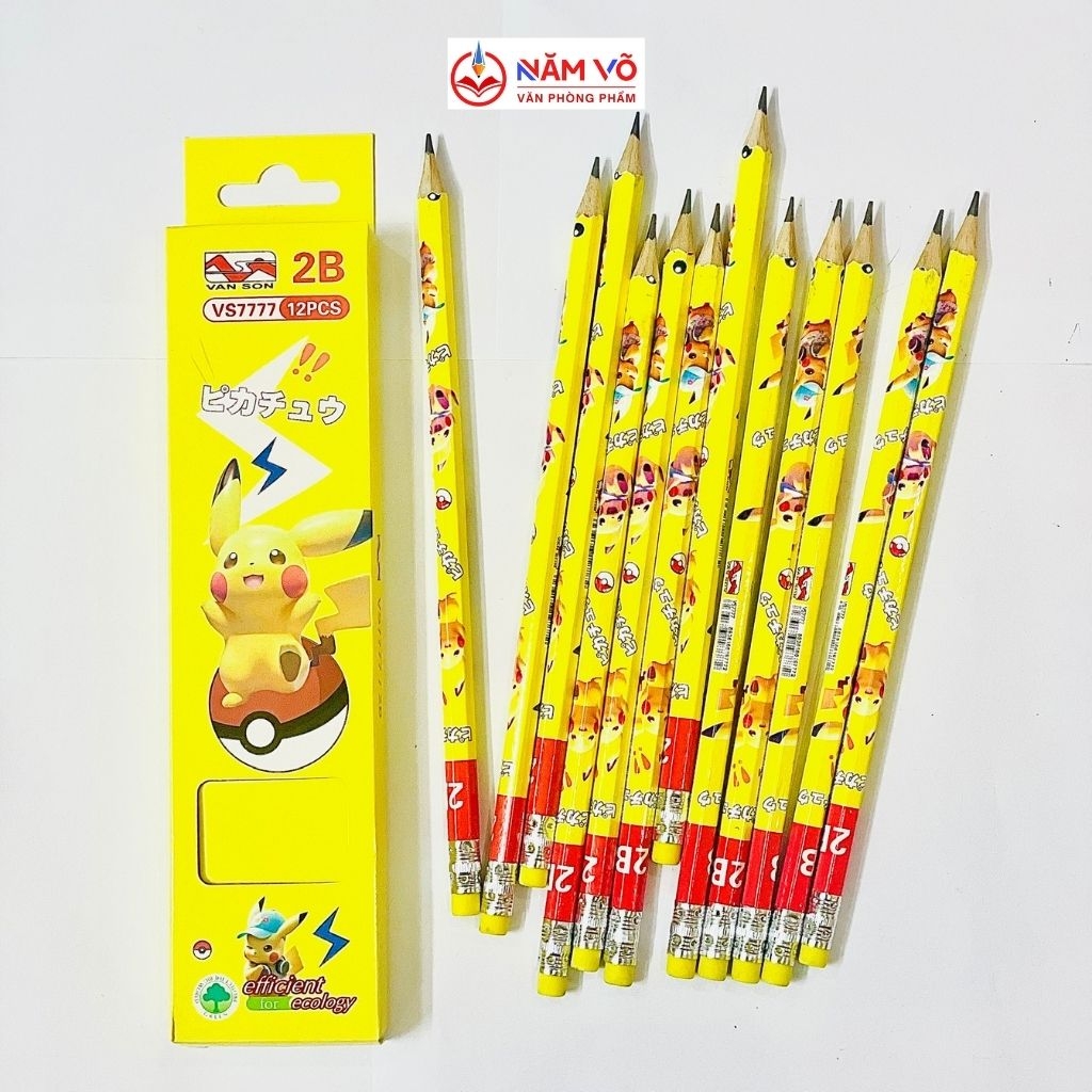 Bút chì đủ mẫu dễ thương VS 7777; 668 (12 Cây/Hộp; 12 Hộp/Lốc; 20 Lốc/ Thùng)