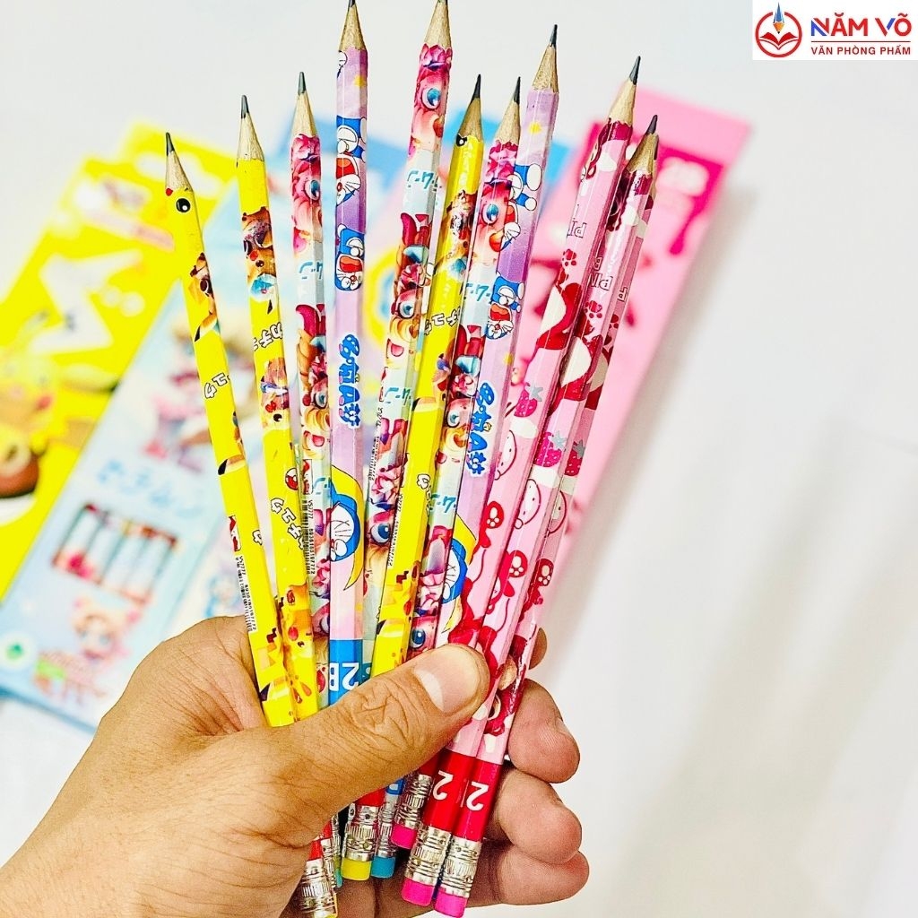 Bút chì đủ mẫu dễ thương VS 7777; 668 (12 Cây/Hộp; 12 Hộp/Lốc; 20 Lốc/ Thùng)