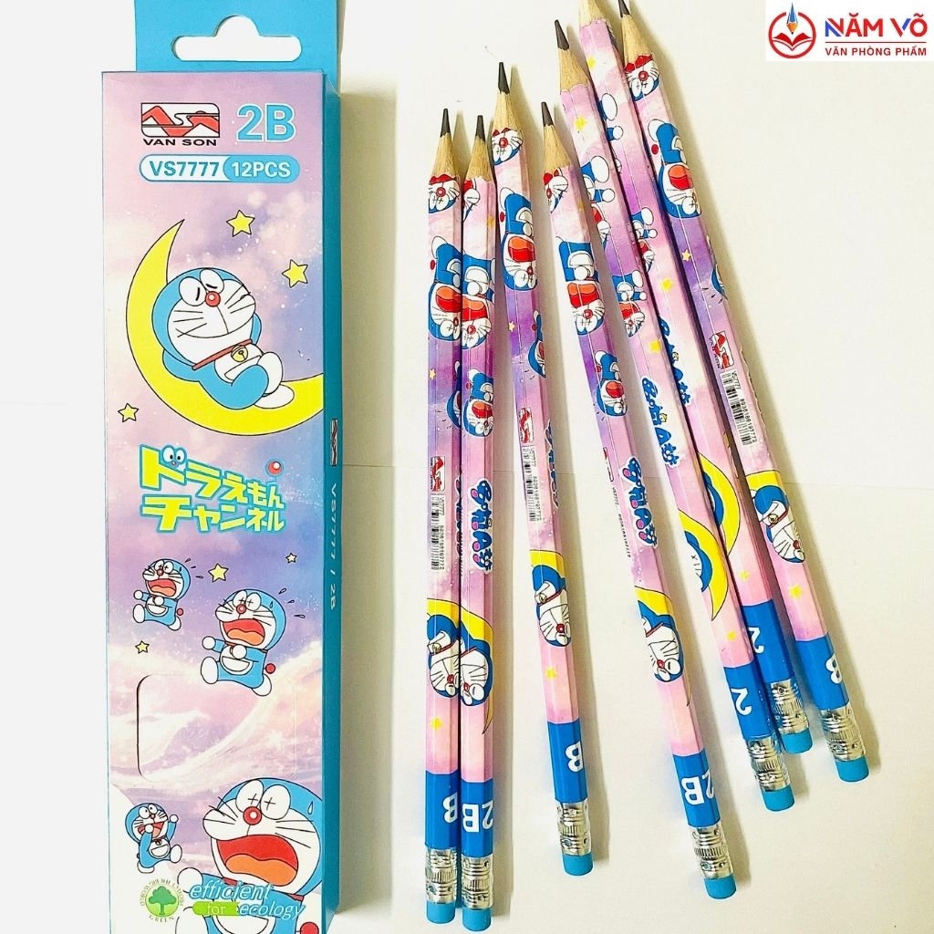 Bút chì đủ mẫu dễ thương VS 7777; 668 (12 Cây/Hộp; 12 Hộp/Lốc; 20 Lốc/ Thùng)