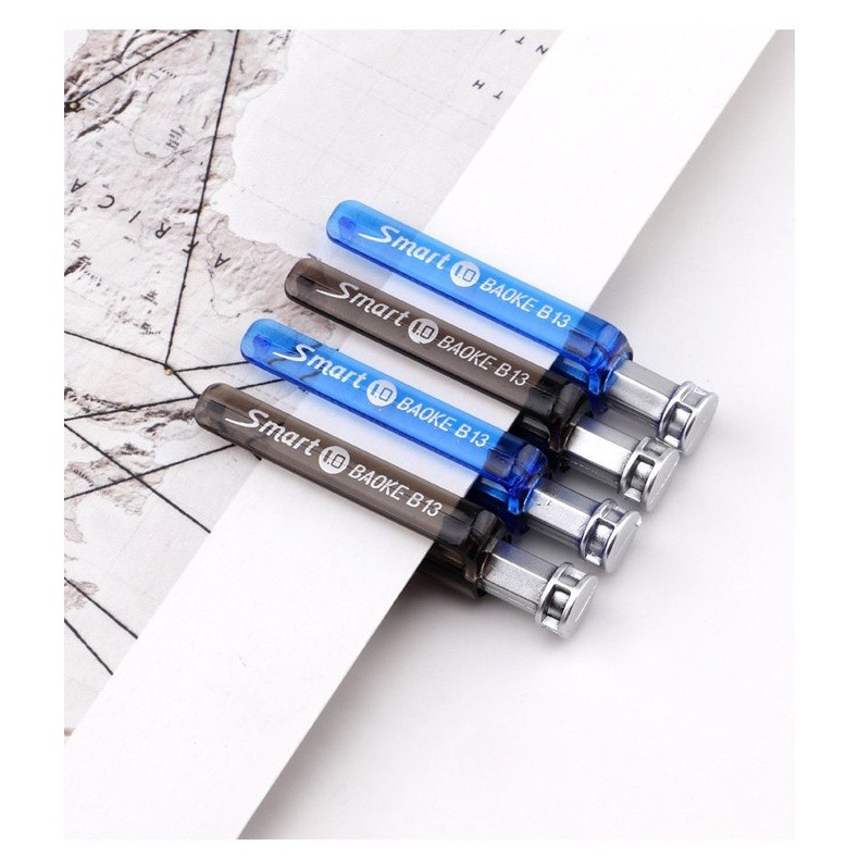 Bút Bi Xanh Baoke/ Aihao Smart B13 (48 Cây/ Hộp; 60 Hộp/ Thùng)