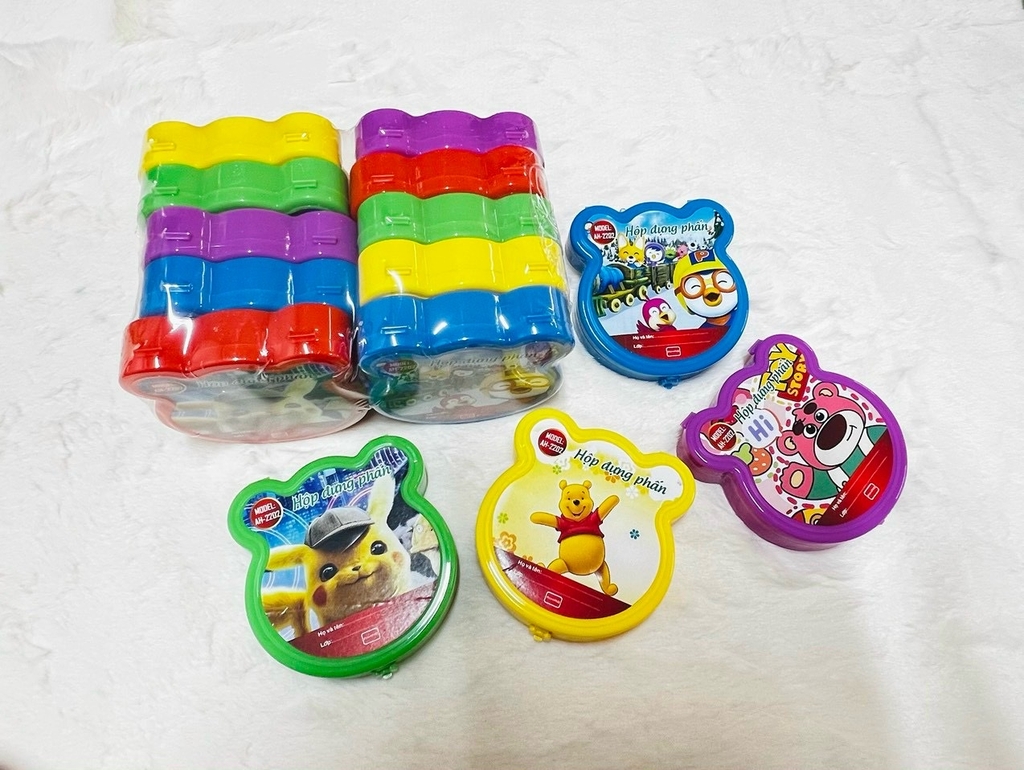 . Hộp Đựng Phấn Aihao AH-2201; 2202;2203 (10 Hộp/ Lốc; 200 Hộp/ Thùng)