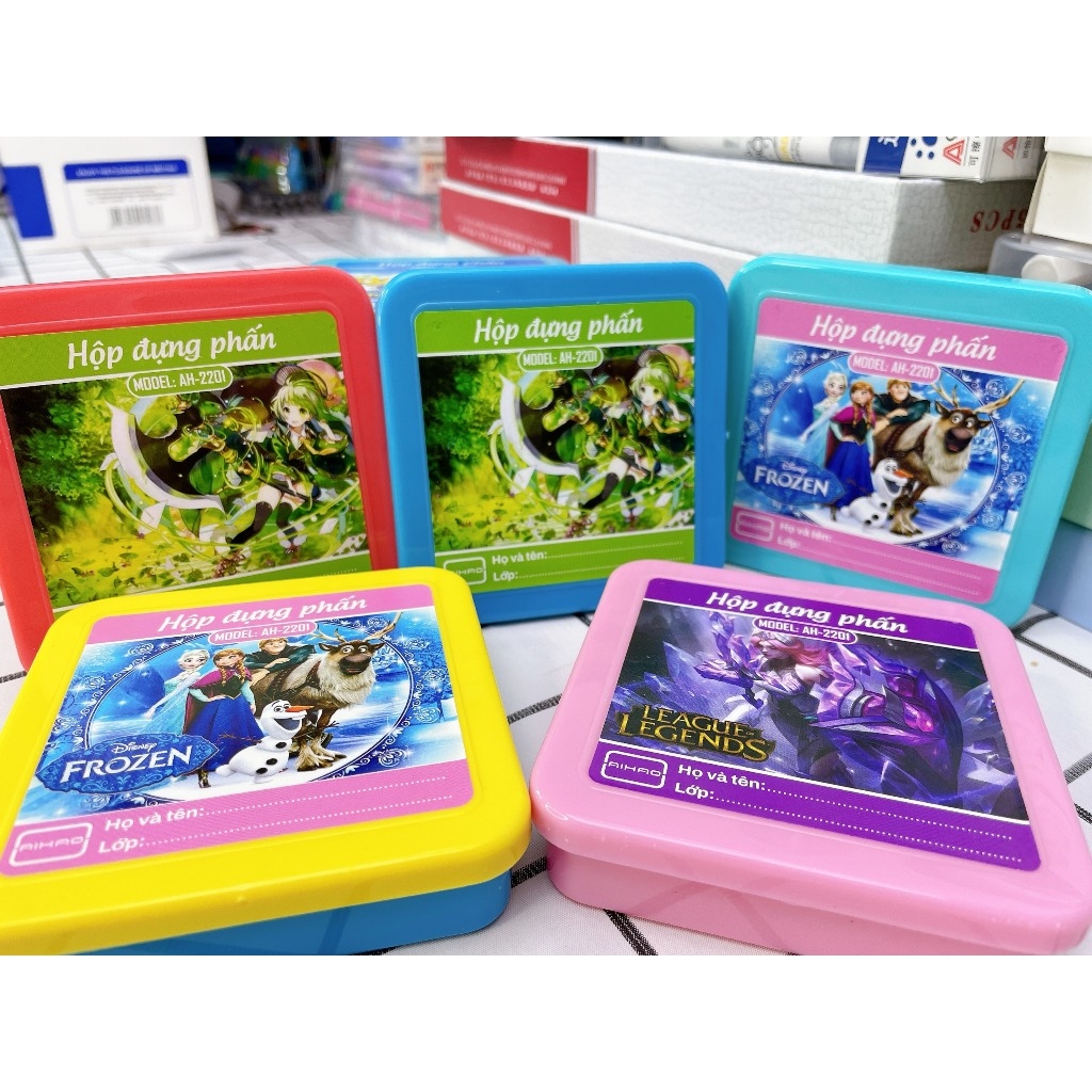 . Hộp Đựng Phấn Aihao AH-2201; 2202;2203 (10 Hộp/ Lốc; 200 Hộp/ Thùng)