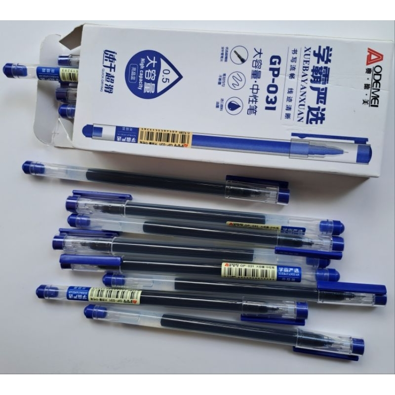 Bút Bi AO GP031 (Xanh, Đỏ, Đen) (12 Cây/ Hộp; 12 Hộp/ Lốc; 240 Hộp/Thùng)