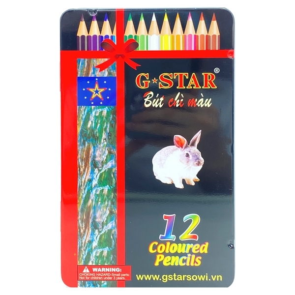 G-Star Bút Chì Màu (HỘP THIẾC) T12