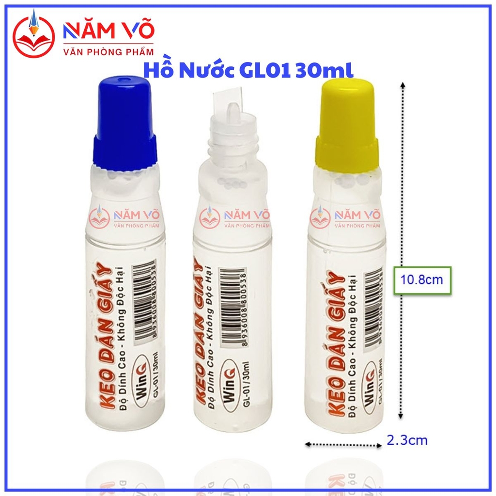 Win Q Keo Dán Giấy Nước 30ml GL01 (12 Chai/Lốc; 40 Lốc/ Thùng)