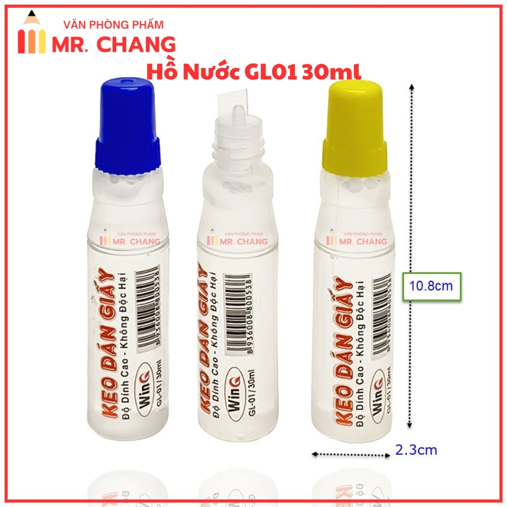 Win Q Keo Dán Giấy Nước 30ml GL01 (12 Chai/Lốc; 40 Lốc/ Thùng)