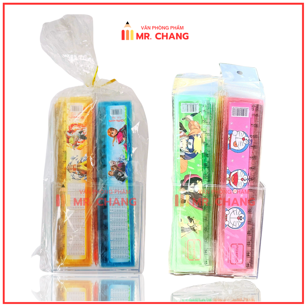 . Thước Lon 100 Cây Aihao AH-015 15CM (100 Cây/ Lon; 24 Lon/ Thùng)