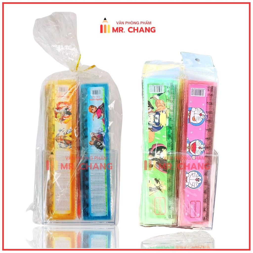 . Thước Lon 100 Cây Aihao AH-015 15CM (100 Cây/ Lon; 24 Lon/ Thùng)