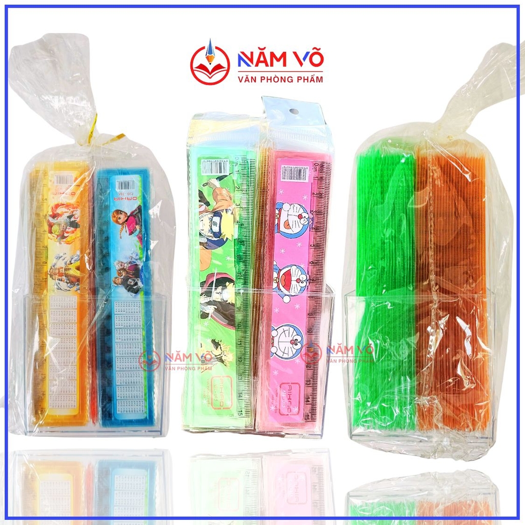 . Thước Lon 100 Cây Aihao AH-015 15CM (100 Cây/ Lon; 24 Lon/ Thùng)