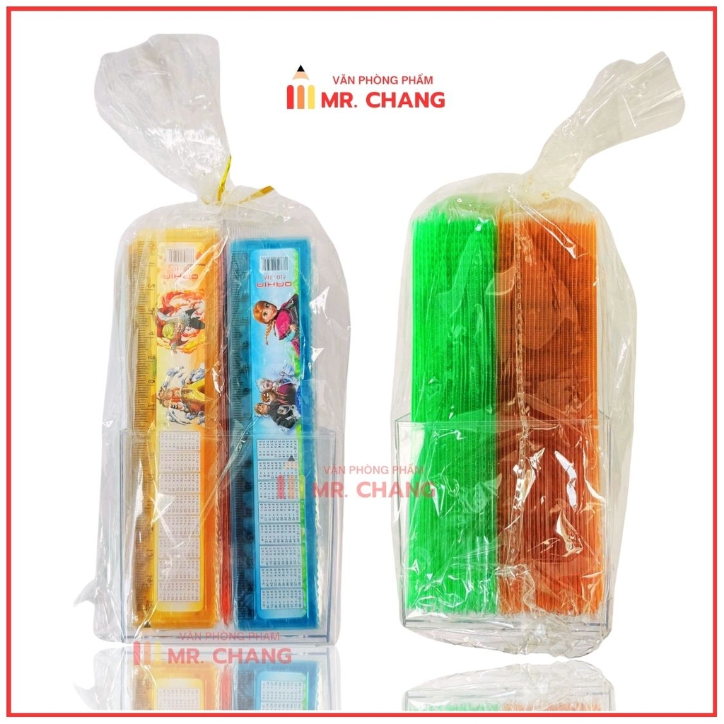 . Thước Lon 100 Cây Aihao AH-015 15CM (100 Cây/ Lon; 24 Lon/ Thùng)