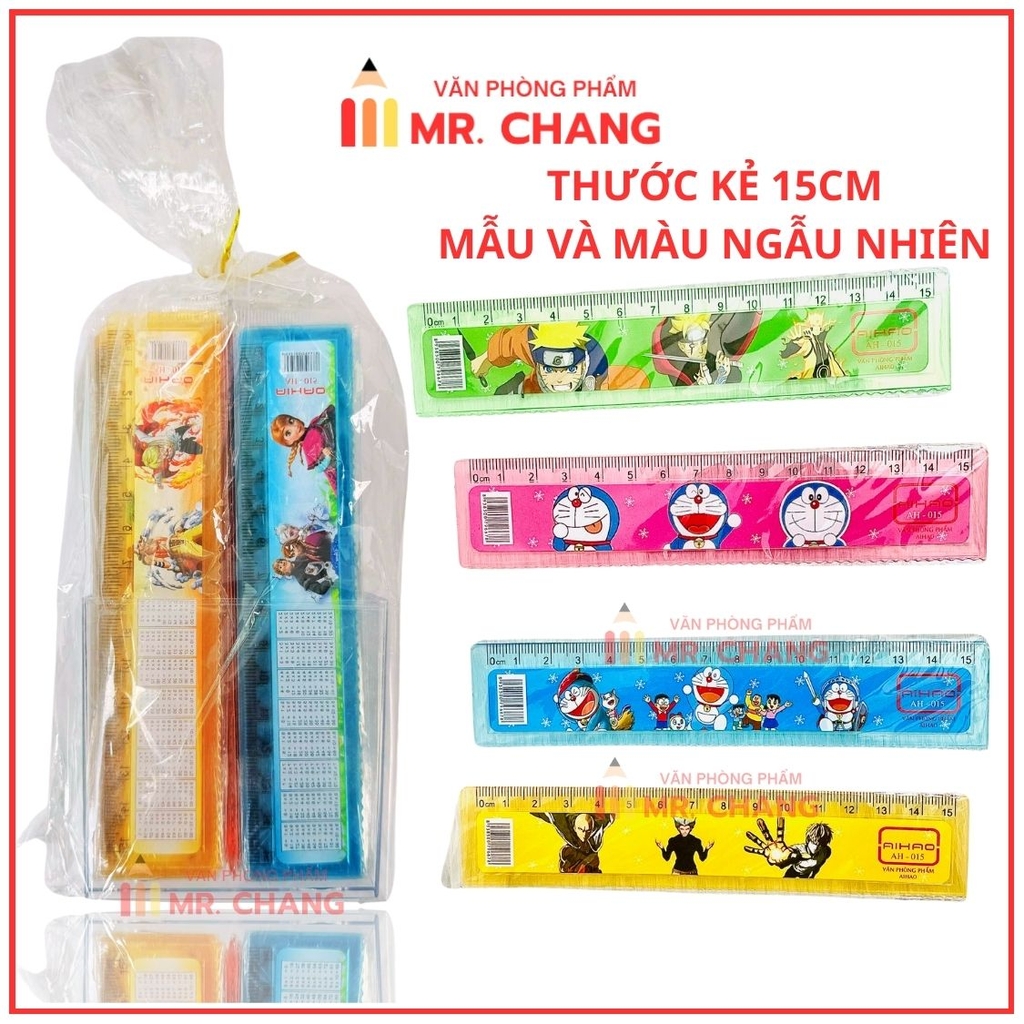 . Thước Lon 100 Cây Aihao AH-015 15CM (100 Cây/ Lon; 24 Lon/ Thùng)