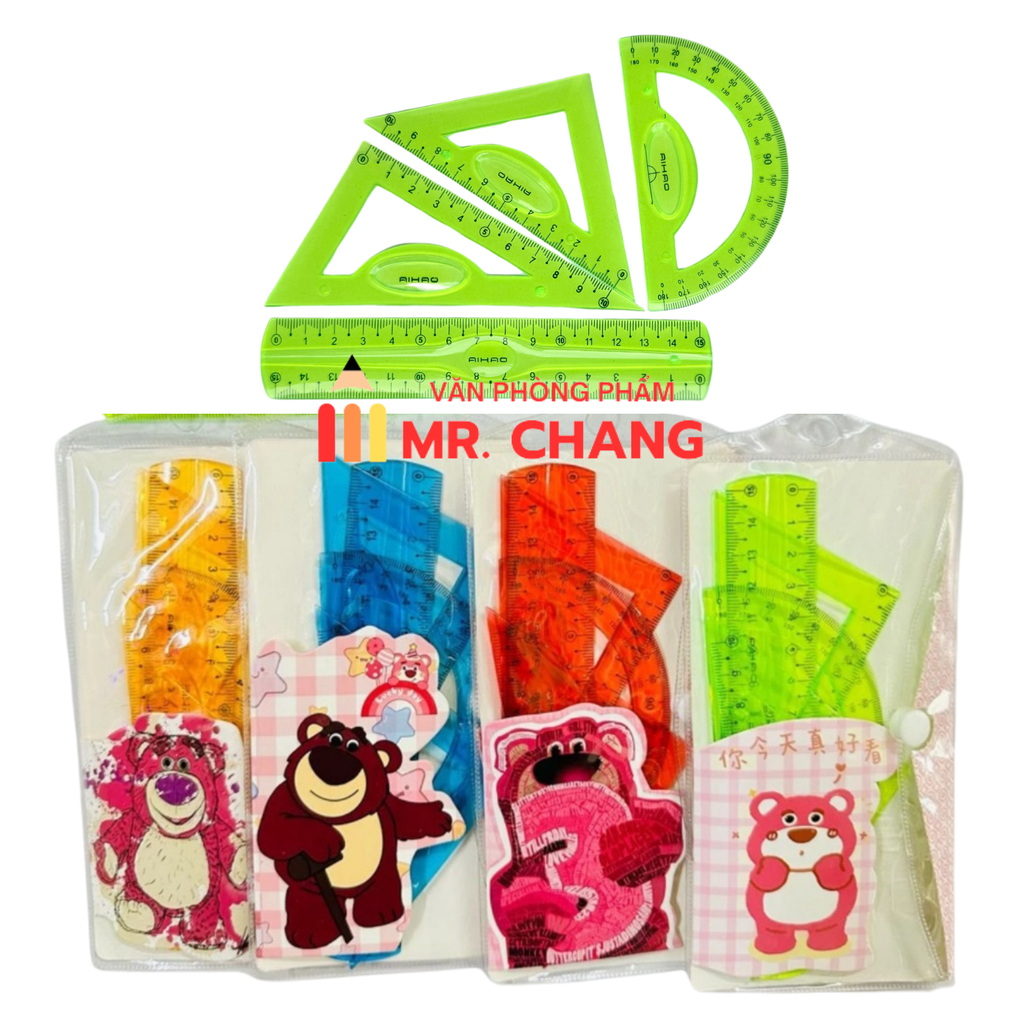 . Thước Dẻo Bộ Nút (4 Cây/Bộ; 40 Bộ/Hộp; 16 Hộp/Thùng)