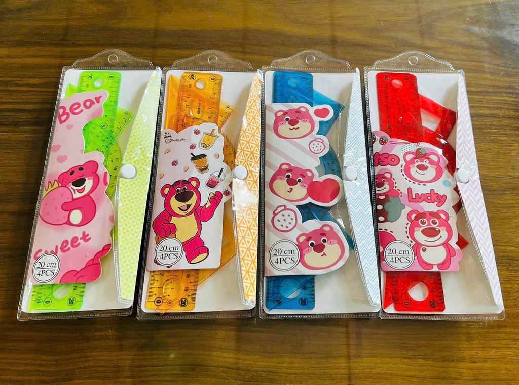 . Thước Dẻo Bộ Nút (4 Cây/Bộ; 40 Bộ/Hộp; 16 Hộp/Thùng)