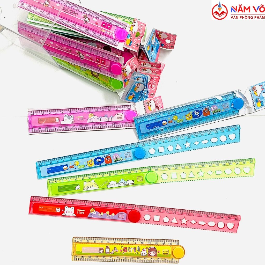 . Thước Gấp 30cm AH-2628 (40 Cây/Lon; 32 Lon/ Thùng)