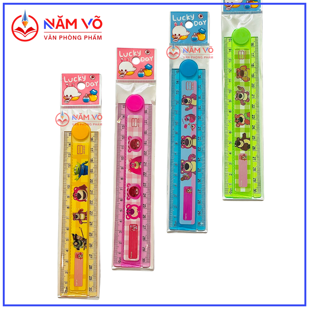 . Thước Gấp 30cm AH-2628 (40 Cây/Lon; 32 Lon/ Thùng)