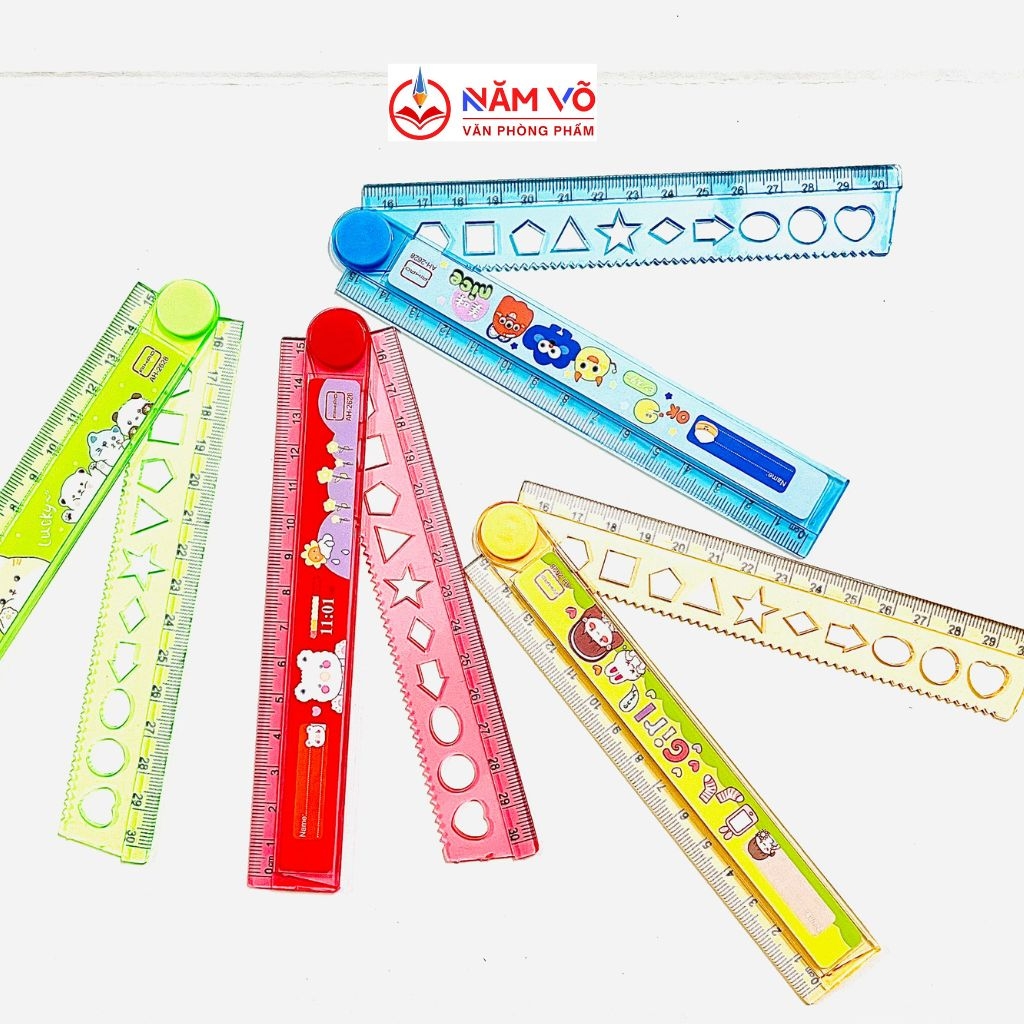 . Thước Gấp 30cm AH-2628 (40 Cây/Lon; 32 Lon/ Thùng)