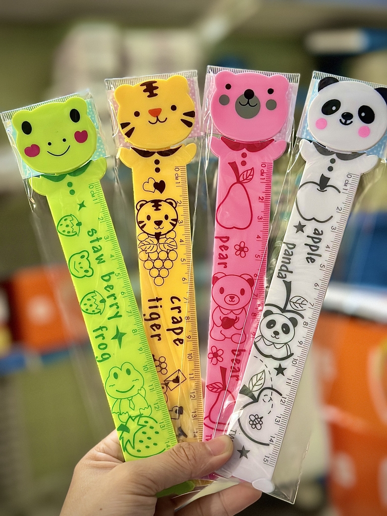 Thước con vật 15cm TW-8008 (60 cây/Hộp)