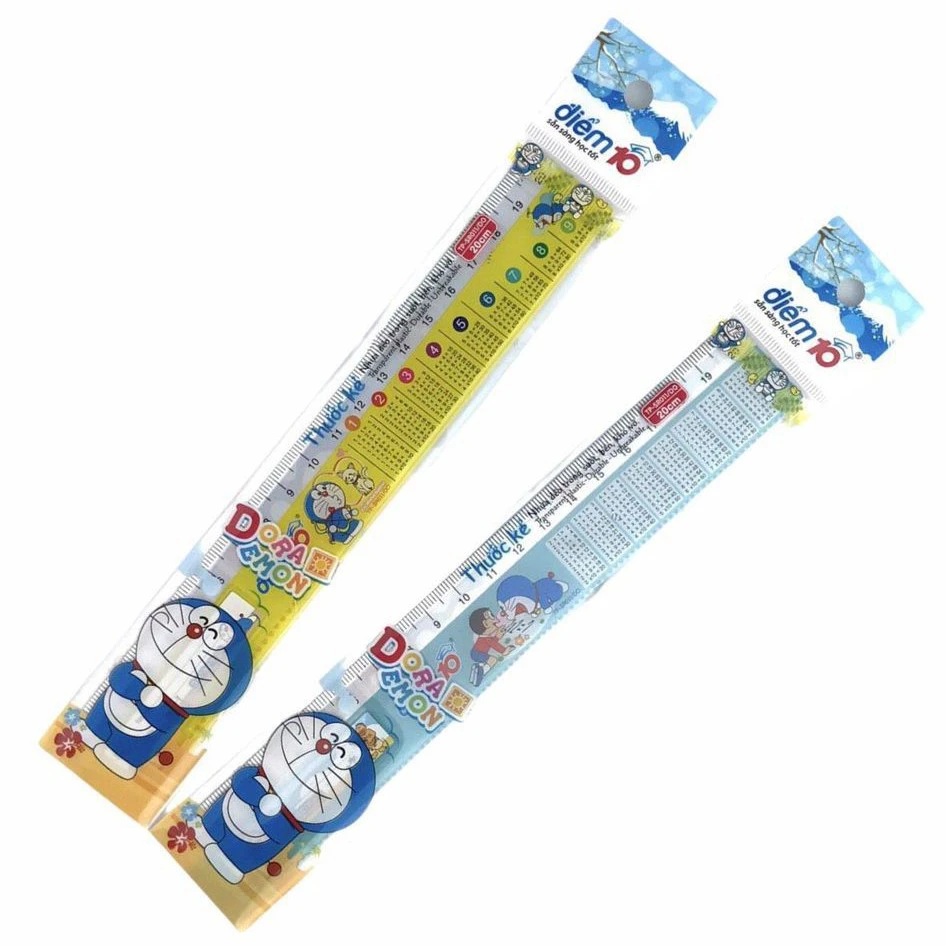 TL - Thước Bảng Cửu Chương Doremon SR-011/DO (10 Cây/ Bó; 200 Cây/ Thùng)