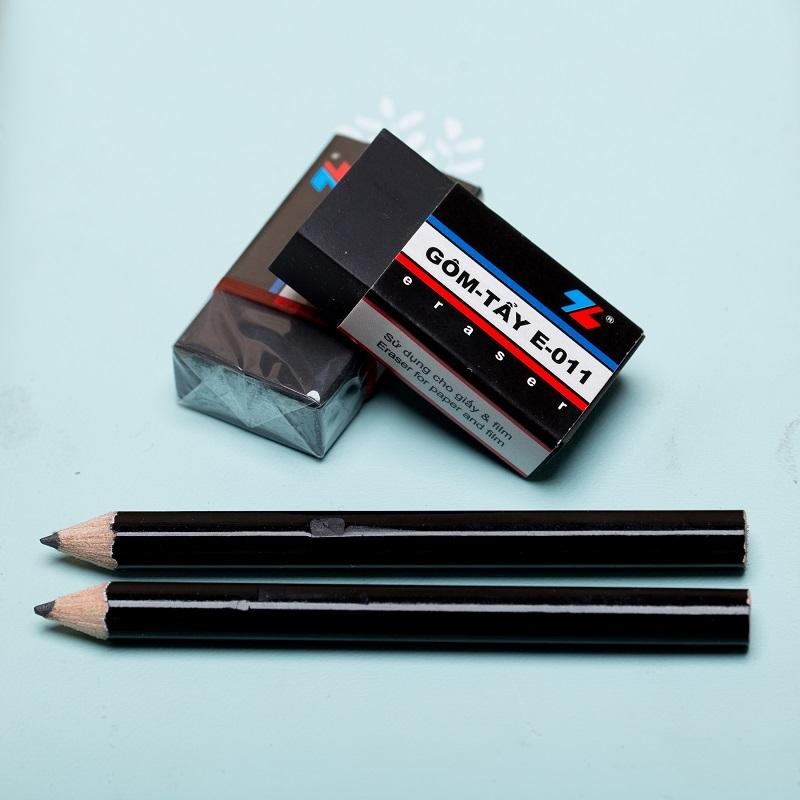 TL - Gôm Đen Nhỏ E011 (30 Cục/Hộp)